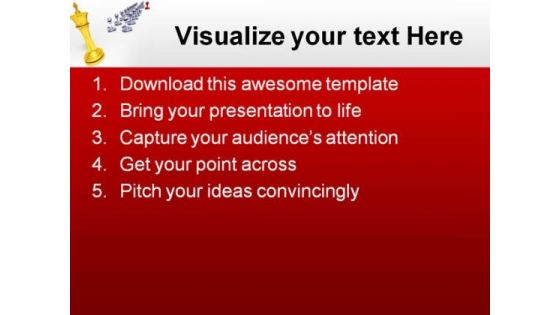 Big Golden King Game PowerPoint Templates And PowerPoint Backgrounds 0211