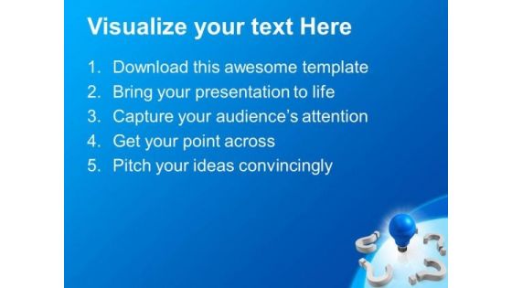 Big Idea Amongst Questions Business PowerPoint Templates And PowerPoint Themes 0712