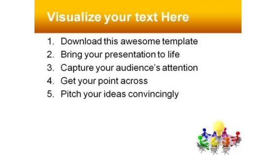 Big Idea Meeting People PowerPoint Templates And PowerPoint Backgrounds 0211