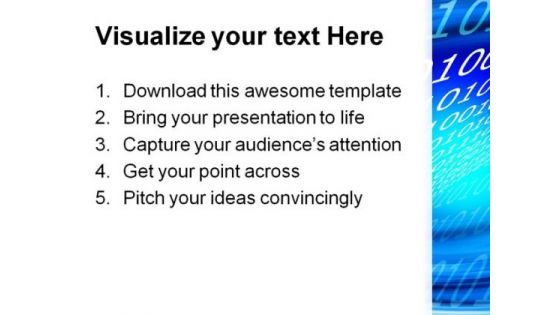 Binary Board Metaphor PowerPoint Themes And PowerPoint Slides 0511