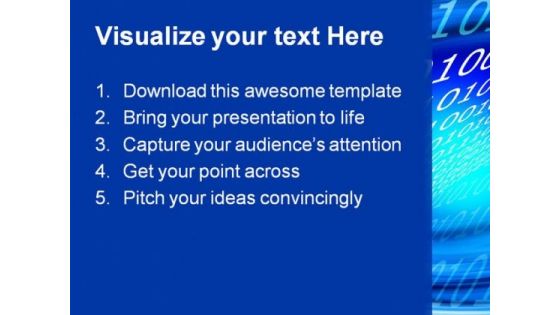Binary Board Metaphor PowerPoint Themes And PowerPoint Slides 0511