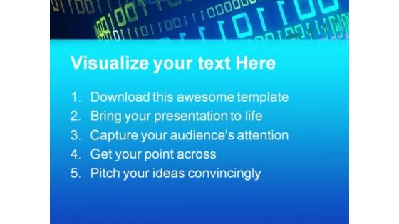 Binary Business PowerPoint Templates And PowerPoint Backgrounds 0611