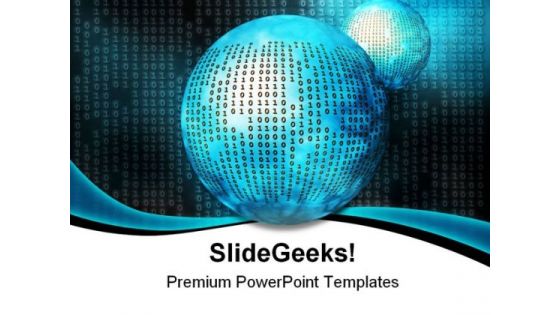 Binary Code Internet PowerPoint Themes And PowerPoint Slides 0511