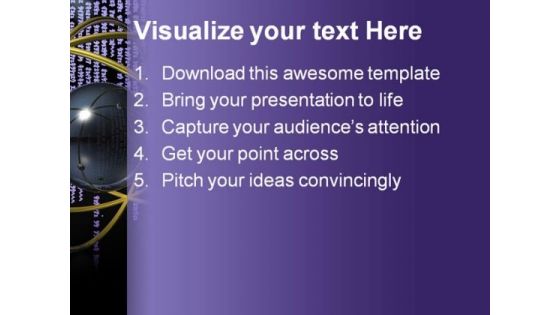 Binary Code Matrix Background PowerPoint Templates And PowerPoint Backgrounds 0511