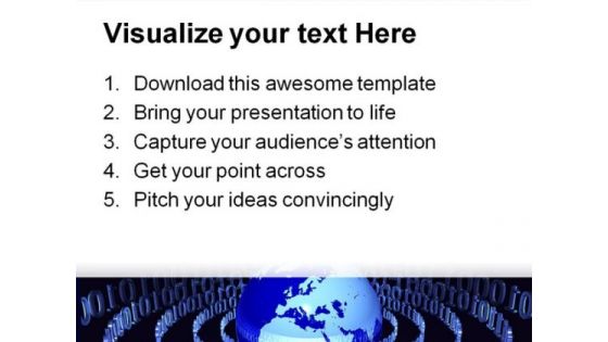 Binary Global PowerPoint Templates And PowerPoint Backgrounds 0511