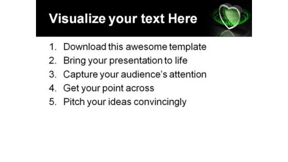Binary Love Symbol Metaphor PowerPoint Themes And PowerPoint Slides 0511
