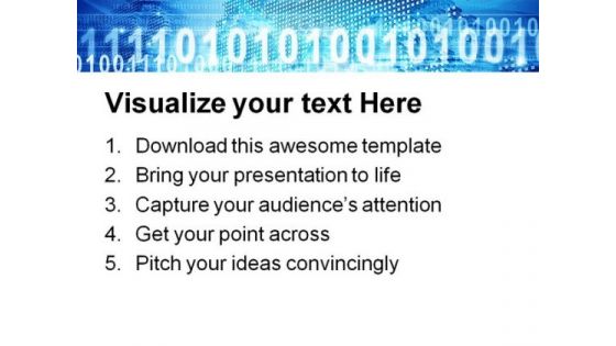 Binary World Background PowerPoint Themes And PowerPoint Slides 0411