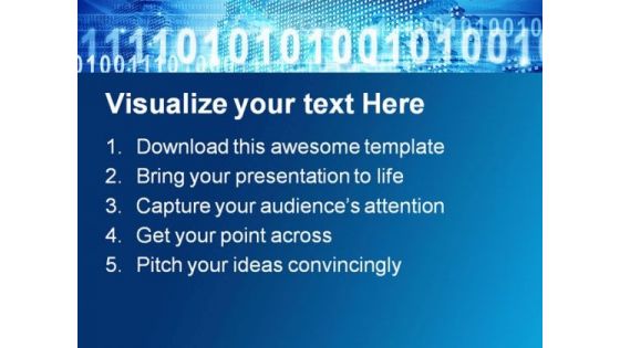 Binary World Background PowerPoint Themes And PowerPoint Slides 0411