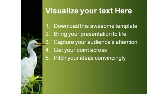 Bird In Tree Animals PowerPoint Themes And PowerPoint Slides 0211