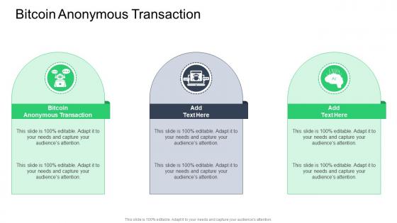 Bitcoin Anonymous Transaction In Powerpoint And Google Slides Cpb