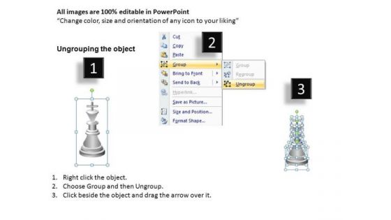 Black And White Chess Pieces PowerPoint Slides And Ppt Templates