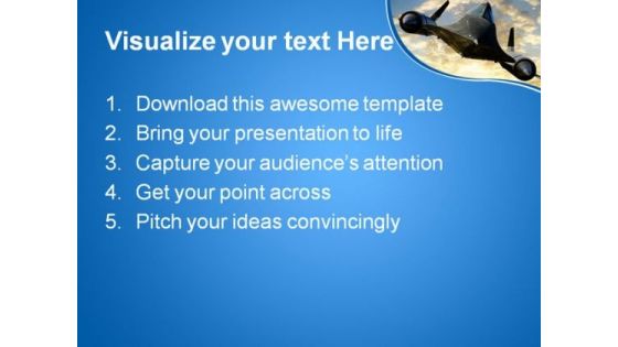 Black Bird Army Americana PowerPoint Themes And PowerPoint Slides 0511