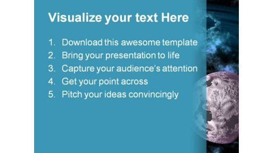 Black Hole Nebula Globe PowerPoint Themes And PowerPoint Slides 0411