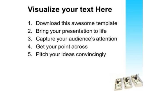 Black King Queen And Pawn Us Dollar Growth PowerPoint Templates And PowerPoint Themes 1012