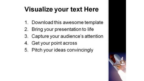 Blast Off Science PowerPoint Themes And PowerPoint Slides 0511