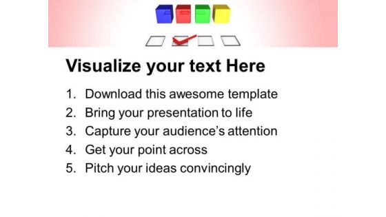 Blind Choice Risk Business PowerPoint Templates And PowerPoint Themes 0612