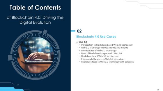 Blockchain 4 0 Driving the Digital Evolution PPT Example BCT CD V