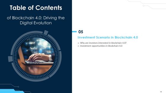 Blockchain 4 0 Driving the Digital Evolution PPT Example BCT CD V