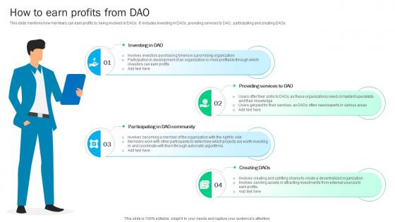 Blockchain Basics Understanding How To Earn Profits From Dao Ppt Slides BCT SS V