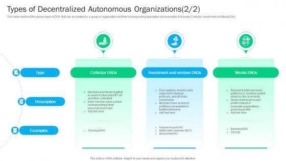 Blockchain Basics Understanding Types Of Decentralized Autonomous Ppt Example BCT SS V