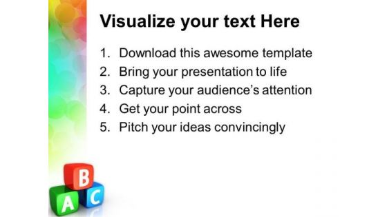 Blocks Education Future PowerPoint Templates And PowerPoint Themes 0512