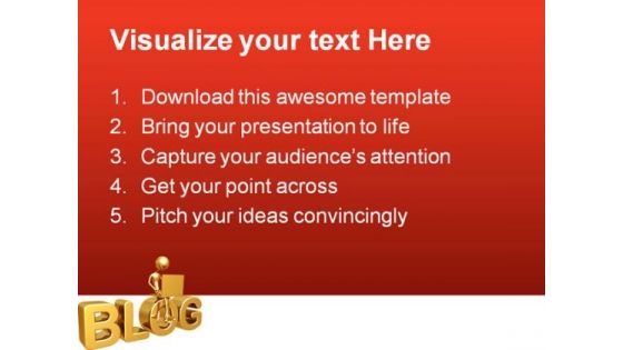 Blog Computer PowerPoint Templates And PowerPoint Backgrounds 0411