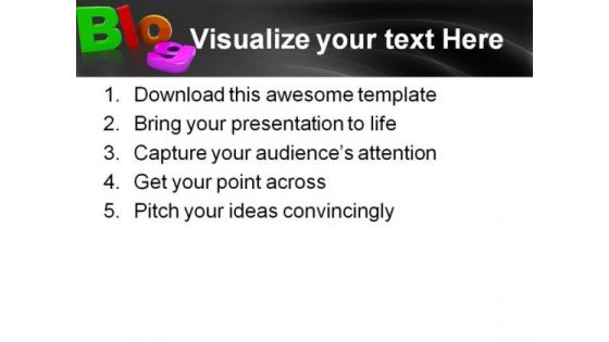 Blog Internet PowerPoint Templates And PowerPoint Backgrounds 0211