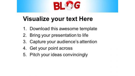 Blog Internet PowerPoint Templates And PowerPoint Themes 0612