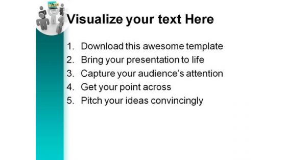 Blog Laptop Holding Internet PowerPoint Templates And PowerPoint Backgrounds 0211