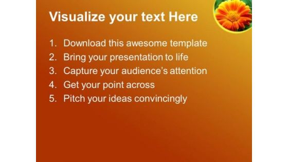 Blooming Flowers Beauty PowerPoint Templates Ppt Backgrounds For Slides 0213