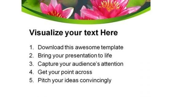 Blooming Lily Nature PowerPoint Templates And PowerPoint Backgrounds 0211