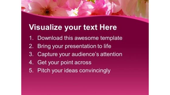 Blossoms Beauty Nature PowerPoint Templates Ppt Backgrounds For Slides 0213