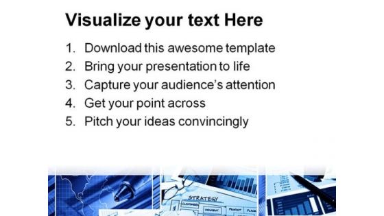 Blue Business Collage Business PowerPoint Templates And PowerPoint Backgrounds 0211