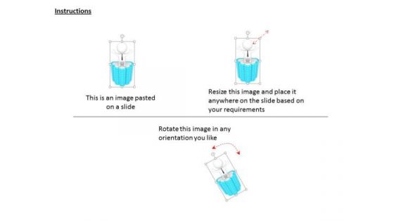 Blue Cloud And 3d Men For Cloud Computing