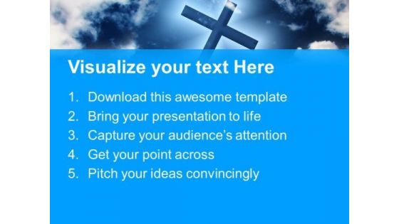 Blue Cross Church PowerPoint Templates And PowerPoint Themes 0712