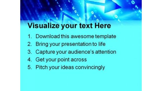 Blue Data Abstract PowerPoint Templates And PowerPoint Backgrounds 0311