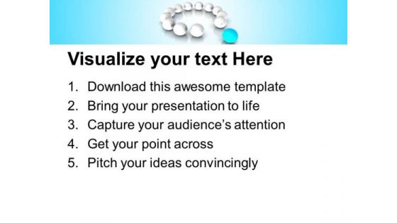 Blue Leader Standing Out Be Different PowerPoint Templates Ppt Backgrounds For Slides 0313