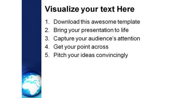 Blue Planet Earth PowerPoint Themes And PowerPoint Slides 0411
