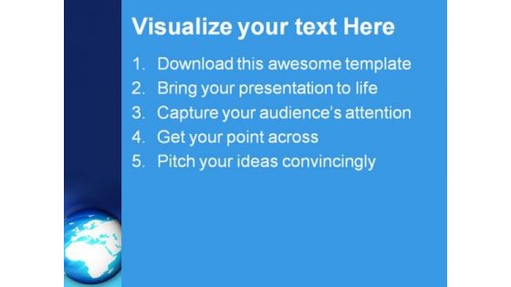 Blue Planet Earth PowerPoint Themes And PowerPoint Slides 0411