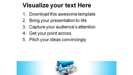 Blue Spa Lifestyle PowerPoint Templates And PowerPoint Backgrounds 0311