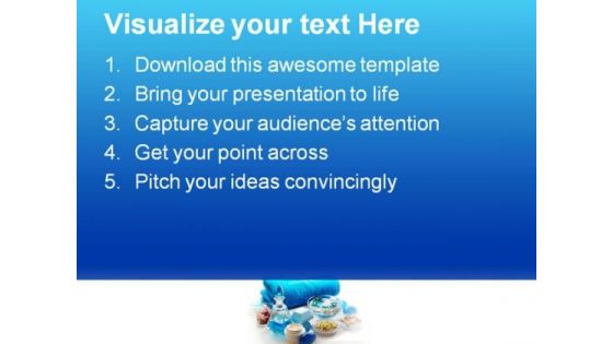 Blue Spa Lifestyle PowerPoint Themes And PowerPoint Slides 0311