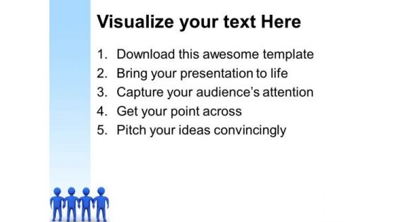 Blue Team Teamwork PowerPoint Templates And PowerPoint Themes 0512
