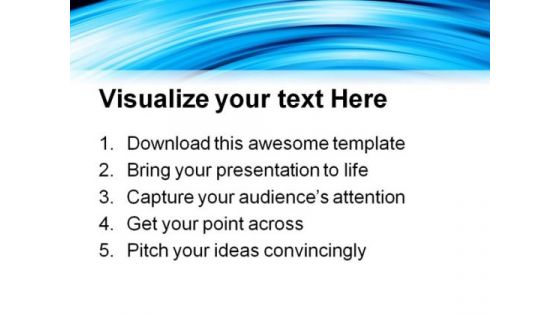 Blue Waves Abstract PowerPoint Templates And PowerPoint Backgrounds 0411