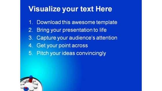 Blue Winner Competition PowerPoint Themes And PowerPoint Slides 0611