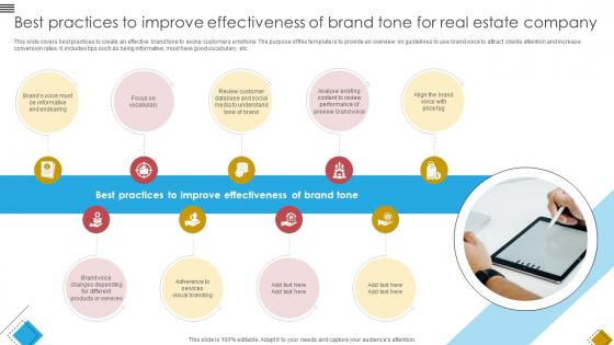 Blueprint For Effective Real Best Practices To Improve Effectiveness Of Brand Tone Strategy SS V