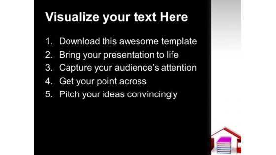 Book And House Conceptually Education PowerPoint Templates Ppt Backgrounds For Slides 0113