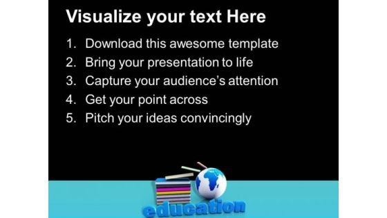 Book And Mini Global Metaphor PowerPoint Templates And PowerPoint Themes 1012