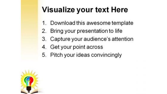 Book Education PowerPoint Themes And PowerPoint Slides 0411