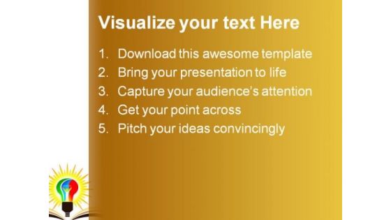 Book Education PowerPoint Themes And PowerPoint Slides 0411