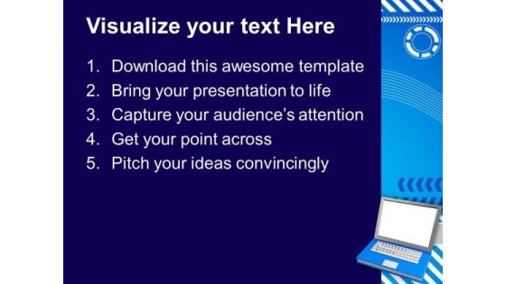 Book Laptop Education PowerPoint Templates And PowerPoint Themes 0812